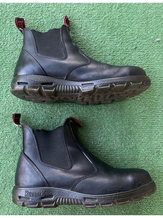Redback Leather Boots Mens 11 Black Escape Round Toe Oil Acid Resistant Workwear main image 8
